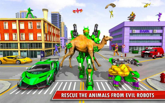 乌龟机器人动物救援破解版
