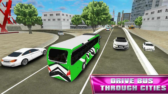 巴士模拟器新城市长途汽车游戏