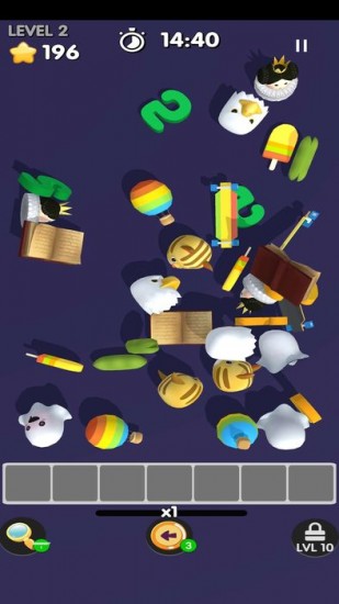 瓷砖玩具比赛 3D