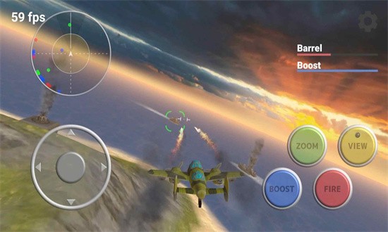 简单的空中战斗游戏